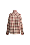 Camisa a Cuadros con Cuello de Orejas de Conejo Stella en Algodón