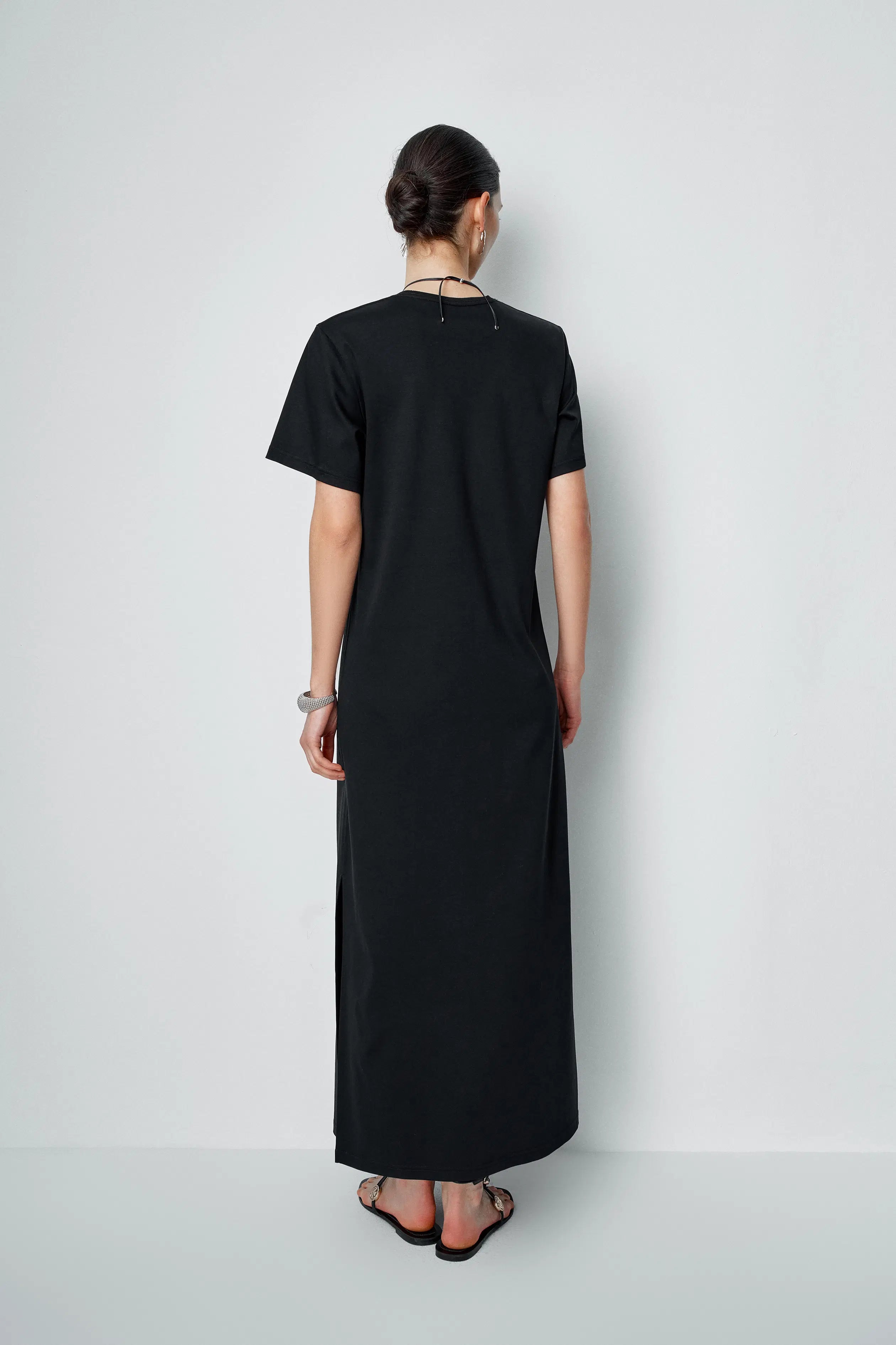 Wendy Maxi T-shirt Dress in Heavyweight Cotton S