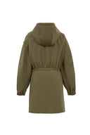 Julie Utility Windbreaker Dress in Cotton Twill