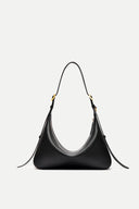 Bolso hobo de hombro Navigli en cuero napa de becerro
