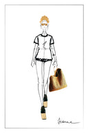 Top Cecilia a Contrasto con Crochet Artigianale in Maglia Misto Cotone-Lino