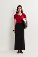 Top crocheté Aikena en maille de coton