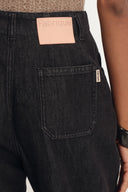 Jeans de Pierna Ancha Ligera Solana en Denim de Algodón