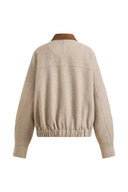 Dakota Tweed Baseball Jacket in Wool