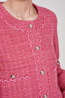 Pissaro Barbie Pink Jacket in Tweed