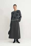 Maglione Twinkle Star con intarsio in filato di alpaca con paillettes