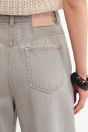 Karin Baggy Jeans in Washed Cotton Denim