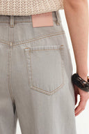 Jean baggy Karin en denim de coton délavé