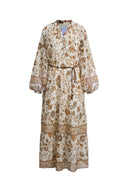 Brooke Handwork Perlenkettenkleid aus Cupro-Mischung