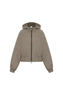 Javia Plaid Jacket in Prince of Wales Merino Wool
