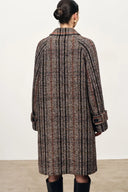 Oakley Check Coat in Merino Wool Tweed