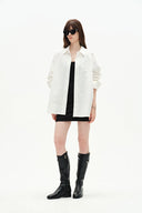 Linda Button-Up Shirt in Oxford Cotton