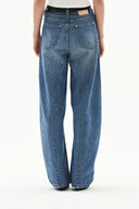 Luna Barrel Leg Jeans in Cotton Denim