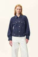 Chaqueta texturizada Starry Night Quinn en mezclilla jacquard