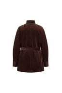 Tammy Belted Field Jacket in Heavyweight Corduroy