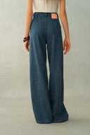 Sunny Wide Leg Jeans in Cotton Denim - Updated Waist Fit