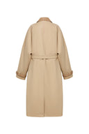Morrone Belted Trench Coat in Cotton