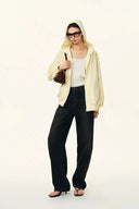 Melody Fledermausärmel Oversize Hoodie aus Baumwolle