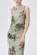 Vestido estampado flora Calista