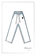 Pantalon de jogging My Mr. Shadow à bords pulvérisés à la main en modal-acétate