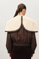 Dakota Cropped Quilted Cotton Jacket in Lightweight Blend