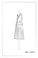 Sherry Sleeveless Pleated Dress