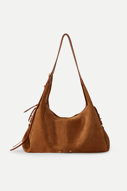 Aura Hobo Bag in Spanish Suede