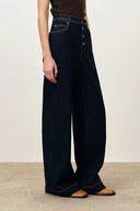 Calista Boho Inspired Embroidered Jeans in Stretchy Denim