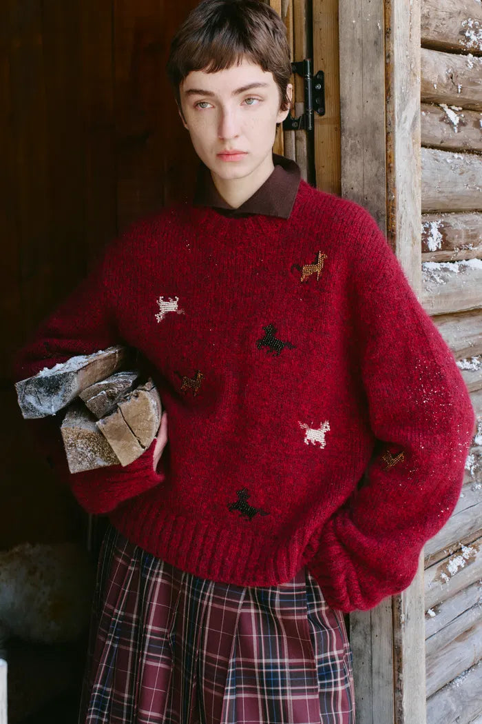 Tesoro Pony Sweater in Merino-Mohair Blend