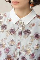 Demi Sleeveless Print Dress in Silk-Cotton