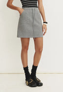 Falda Corta Casual Yoko en Algodón