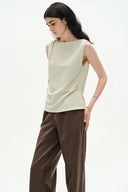 Top sans manches Lumina en tissu extensible quatre directions