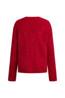 Ember Grobstrickpullover aus Alpaka-Woll-Mischung mit Zopfmuster