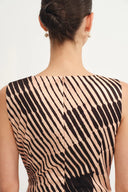 Athena Print Dress in Cotton Sateen