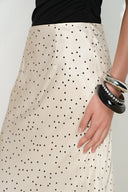 Sonnet Polka Dot Lace Trim Skirt
