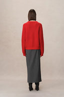 Suéter zodiacal Star Lover en punto grueso de lana merino