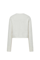 Cymbidium Hand Embroidered Flora Cardigan in Alpaca Blend Knit