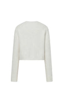 Cymbidium Hand Embroidered Flora Cardigan in Alpaca Blend Knit