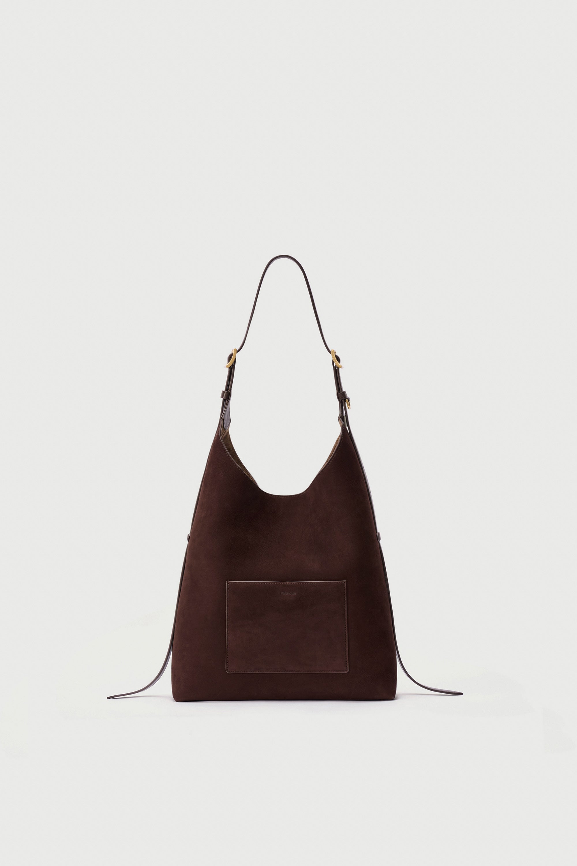 Duomo Medium Hobo Bag in Top-Grain Nubuck Leather
