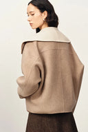 Day Coccon Großer Reversmantel aus Double-Face Wolle