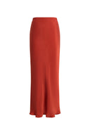 Completo Aurora con top monospalla drappeggiato e gonna