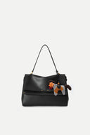 Charm para bolso Phillipa de punto con flor de vichy