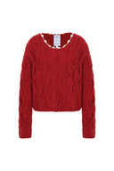 Mist Sweater in Kid Mohair Bouclé Knit