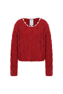 Mist Pull en tricot bouclé kid mohair
