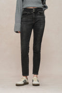 Eliza Fleece Voering Skinny Jeans in Rekbare Denim
