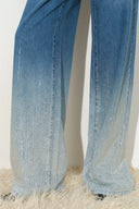 Elara Jeans mit geradem Bein und Strasssteinen