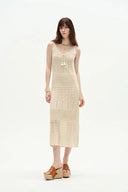 Grazia Dress in Linen Blend Knit
