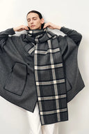 Capa reversible a cuadros Valmore