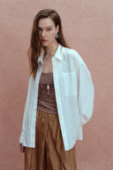Anja Oversized Shirt in UPF50+ Sun Protection Fabric
