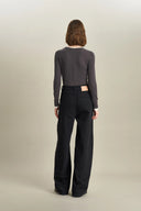 Jeans de pierna ancha Akari en denim turco